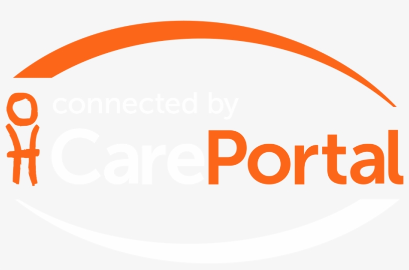 Connected By Careportal Swooshes White - Circle, transparent png #3827135