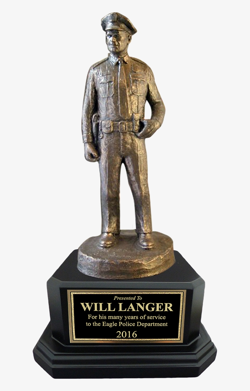 Police Sculpture Award, transparent png #3827235