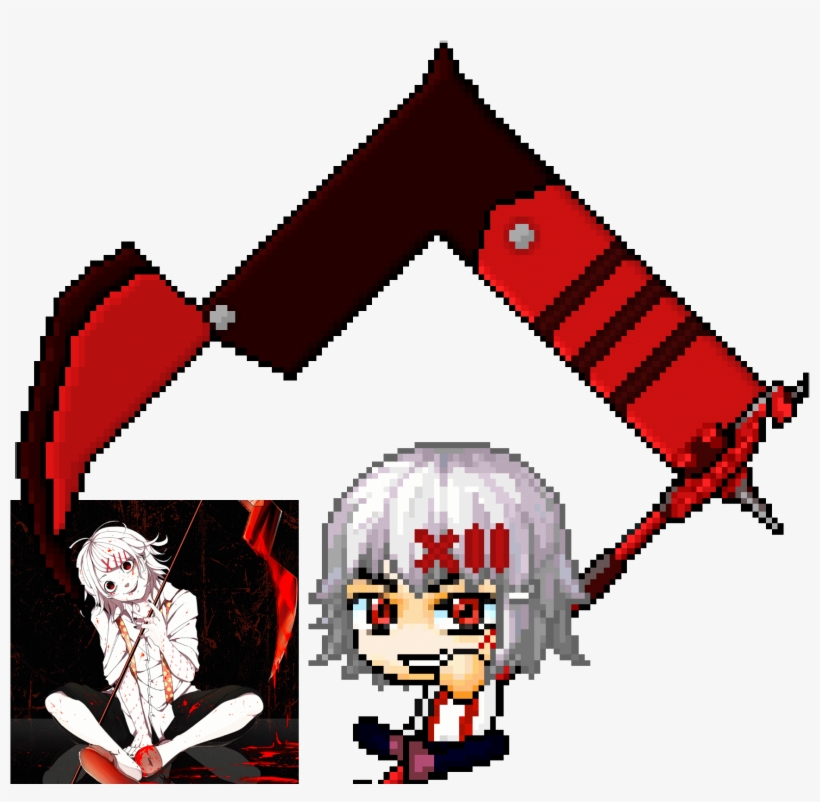 [ Img] - Suzuya Juuzou Pixel Art, transparent png #3828649