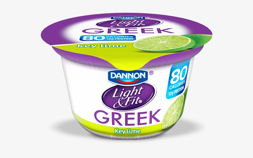 Published Inkey Lime Greek Yogurt - Light & Fit Yogurt, Greek, Nonfat, Banana Cream, transparent png #3829234