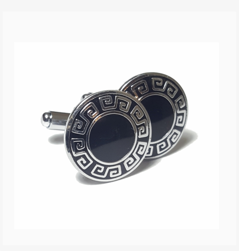 Greek Key Cuff Links - Buckle, transparent png #3829280