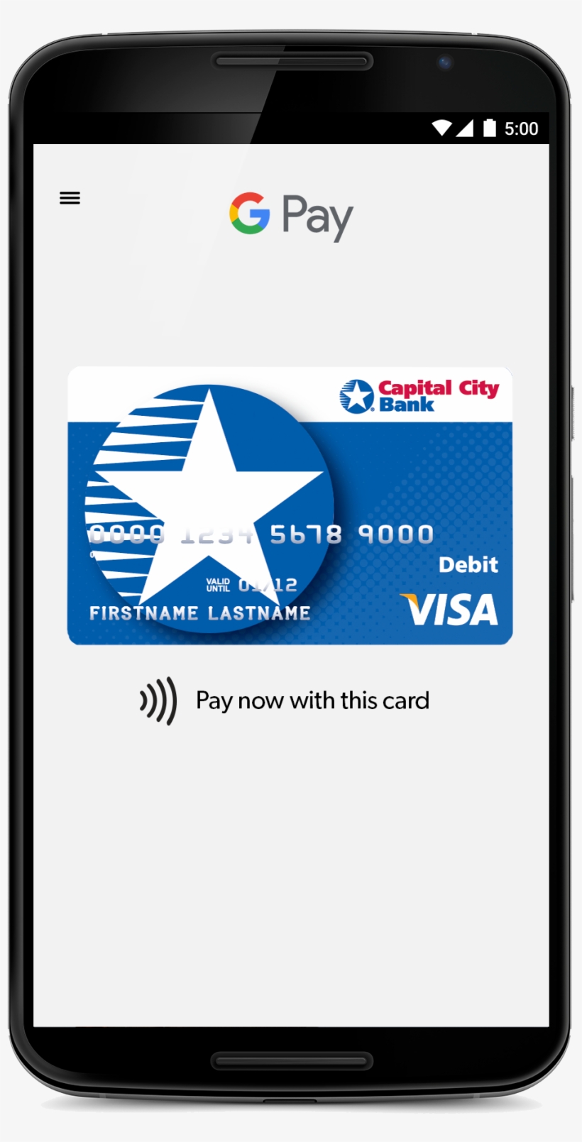 Android Set Up Android Pay - Capital City Bank Group, transparent png #3829451