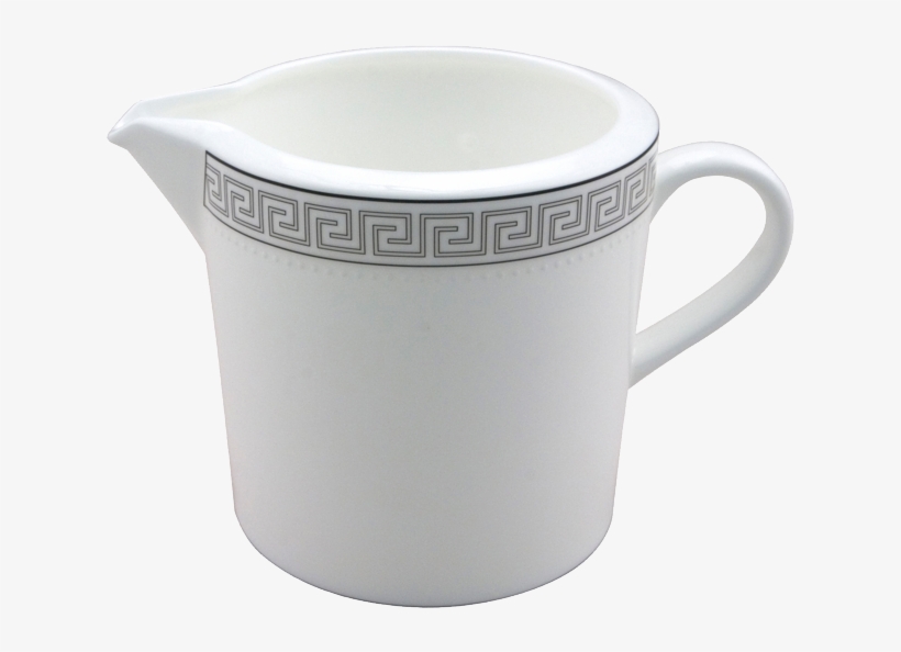 Greek Key Creamer - Coffee Cup, transparent png #3829594