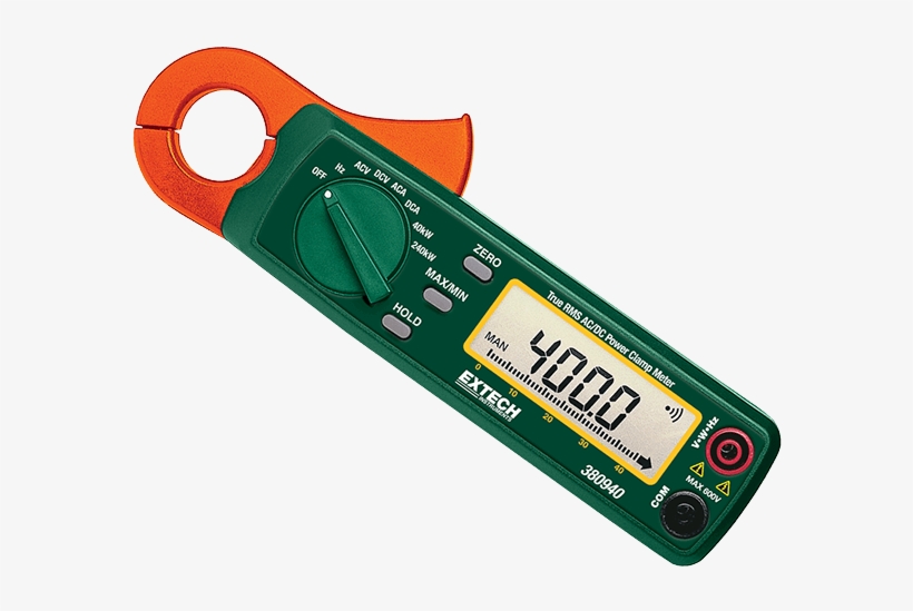 Extech - Ac Dc Clamp Multimeter, transparent png #3829900