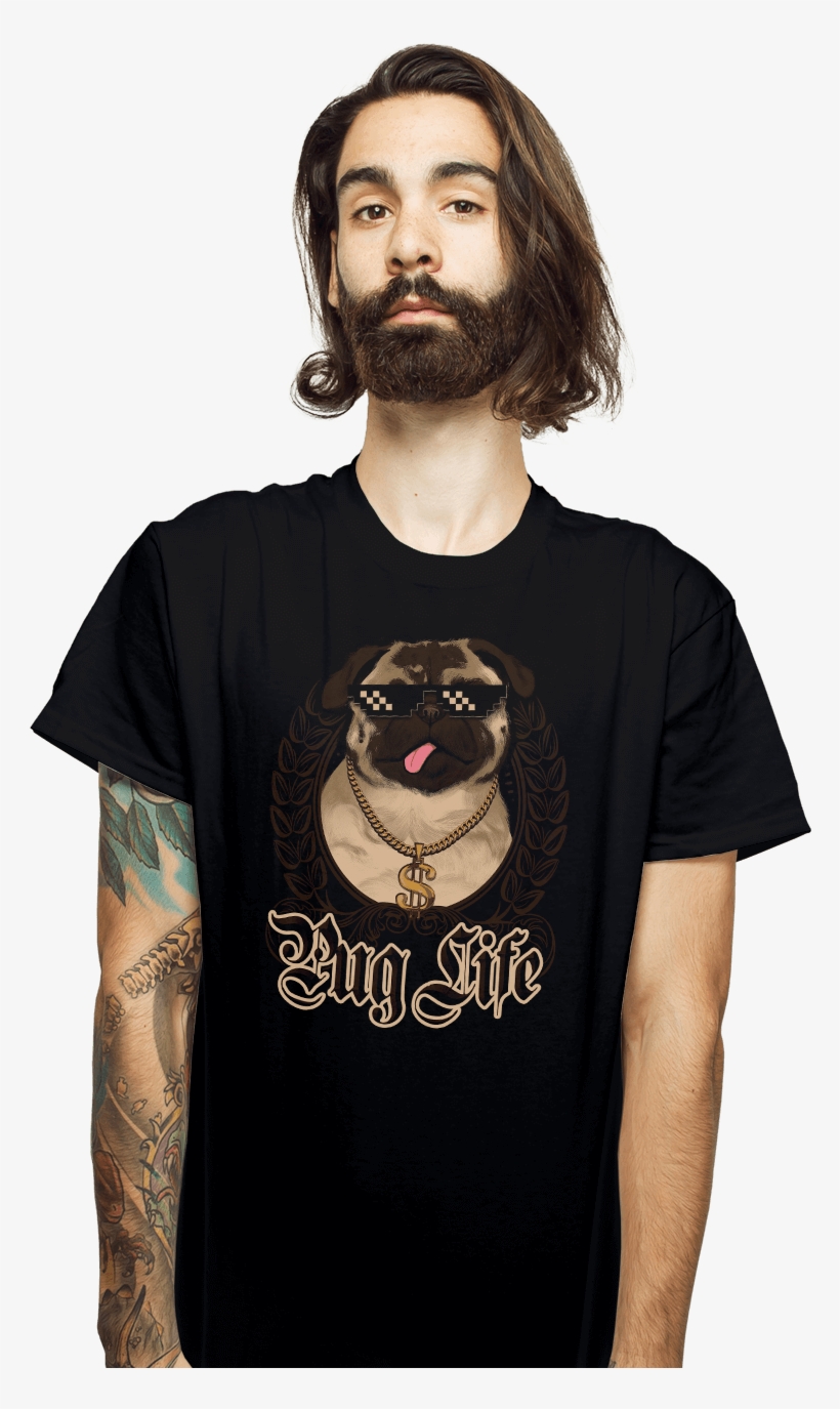 Pug Life - Pug Life Variant Tshirt Tshirt Mugs, transparent png #3830246