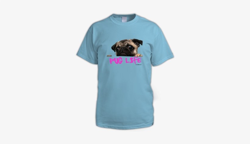 Light Blue - Keyring Pug Dog Face Sadness Cookies 16605, transparent png #3830769