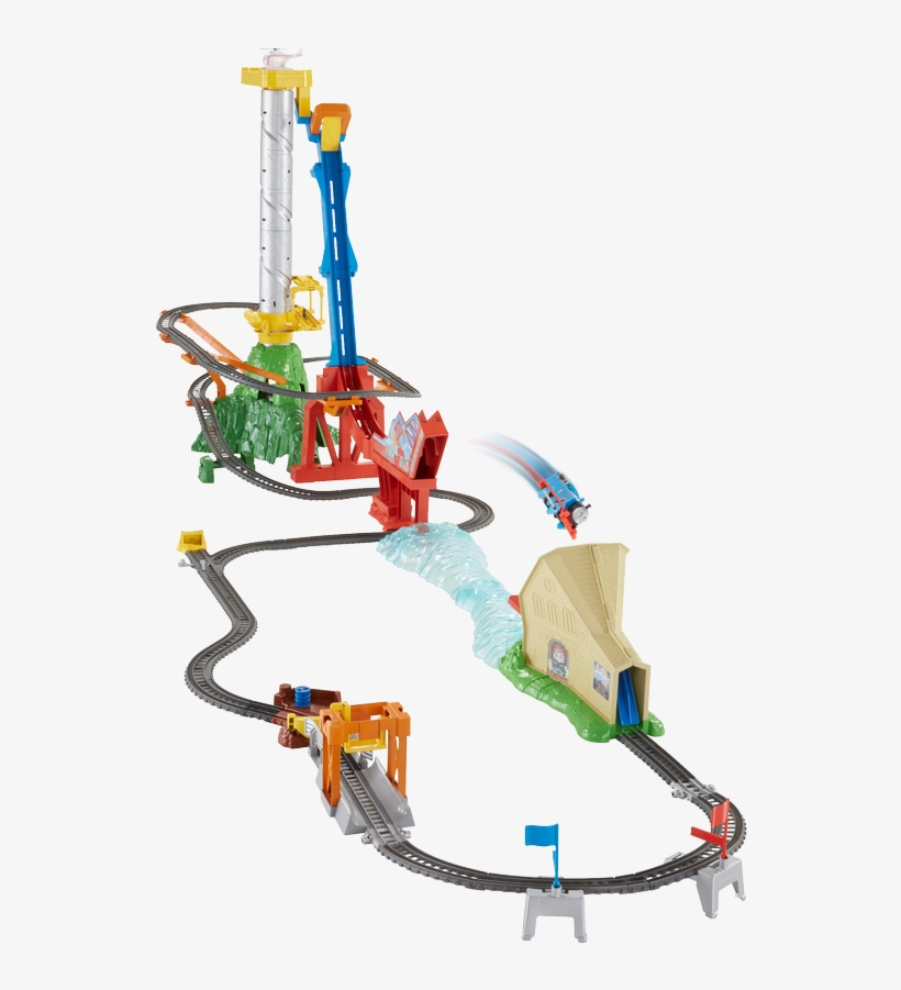 The Top 12 Christmas Toys Revealed - Thomas And Friends Sky High Bridge Jump, transparent png #3830866