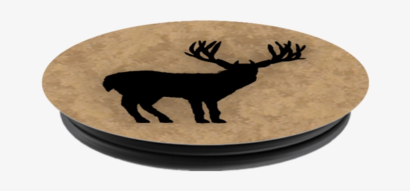 Large Antlers Stag Buck Deer Popsocket Grip - Elk, transparent png #3831212