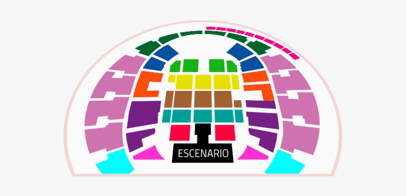 Mapa Ariana Grande Movistar Arena - Ariana Movistar Arena, transparent png #3831613
