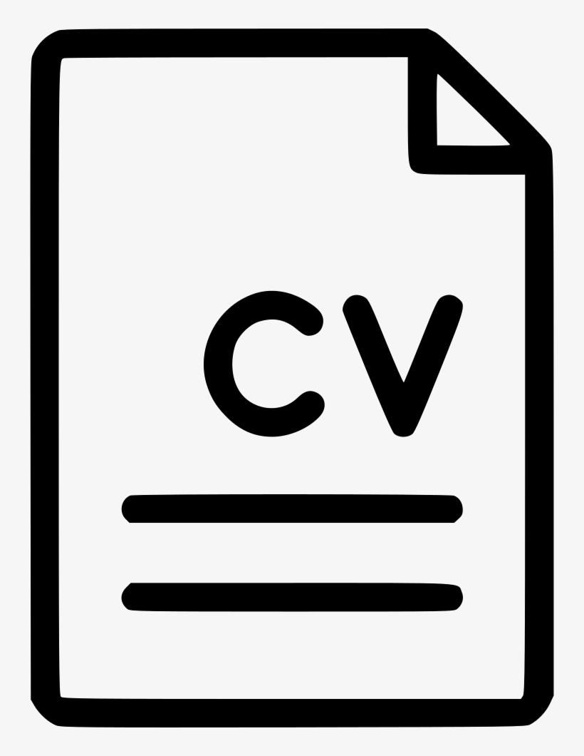 File Document Cv Curriculum Vitae Svg Png Icon Free - Transparent Document File Icon, transparent png #3831724