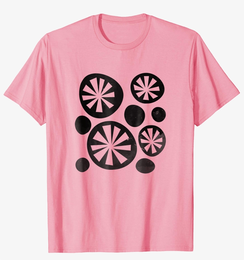 Atomic Art Cartwheel Pattern T-shirt - T-shirt, transparent png #3831756