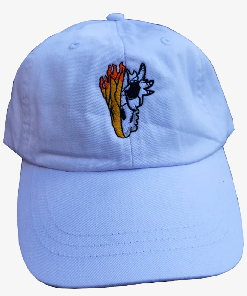 Image Of Burning Demonio Cap White - Baseball Cap, transparent png #3832095