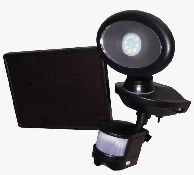 Solar-powered Security Video Camera And Spotlight - Maxsa 3-piece Led Flood Light, transparent png #3832462