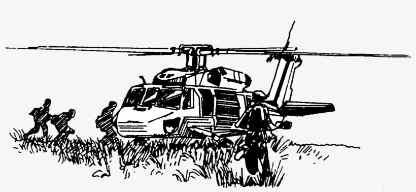 Just - Helicopter Coloring Pages Blackhawk, transparent png #3832773