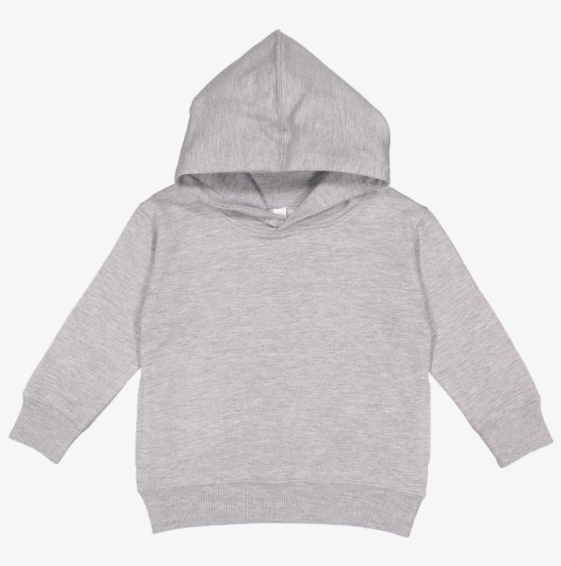 Blank Heather Gray Hooded Sweatshirt Kids Toddlers - Hoodie, transparent png #3833010
