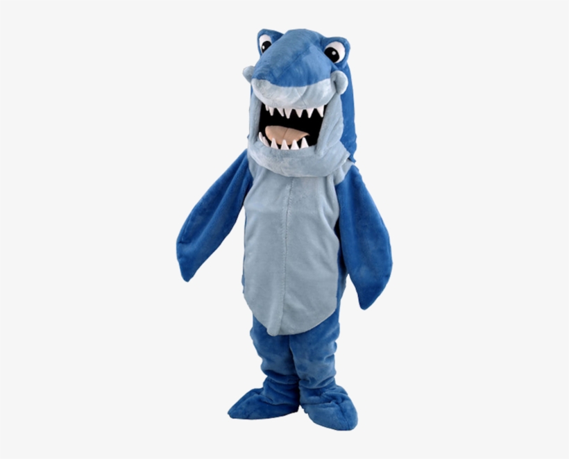 Sharknado Mascot Costume - Blue Shark Mascot Costume, transparent png #3833137