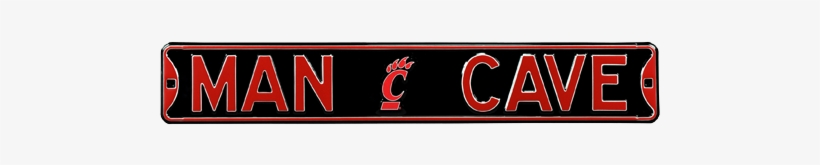 Cincinnati Bearcats “man Cave” Authentic Street Sign - Man Cave Cleveland Browns Steel Sign Wall Sign 36 X, transparent png #3833486