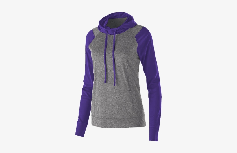Ladies' Echo Hoodie - Holloway 222739-graphite Heather- Royal-s Ladies Echo, transparent png #3833700