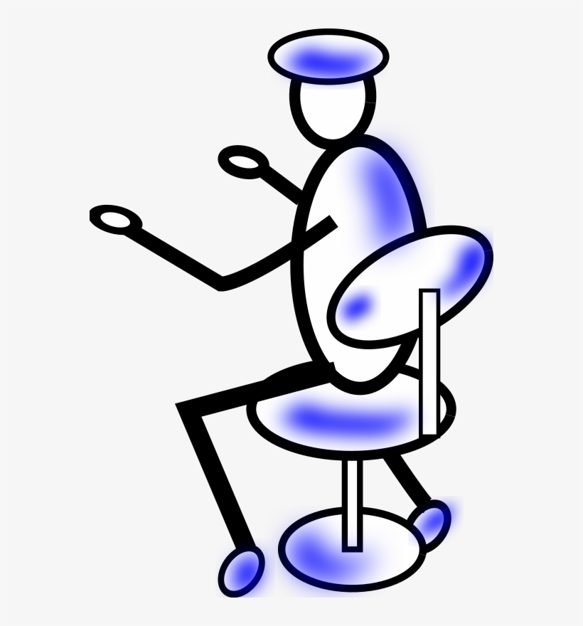 Engineer By Verses Man Working On Computer Only Man - Clip Art, transparent png #3833821