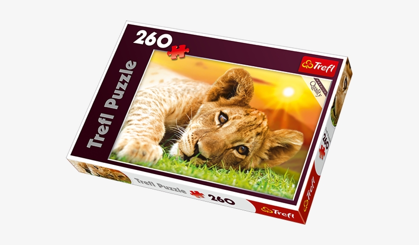 Click On The Photo To Enlarge It - Trefl Lion Cub Puzzle (260 Pieces), transparent png #3833916