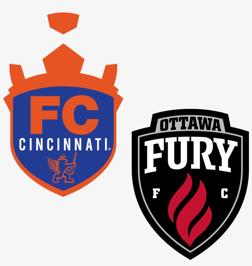 Fc Cincinnati Vs - Ottawa Fury Logo, transparent png #3833946