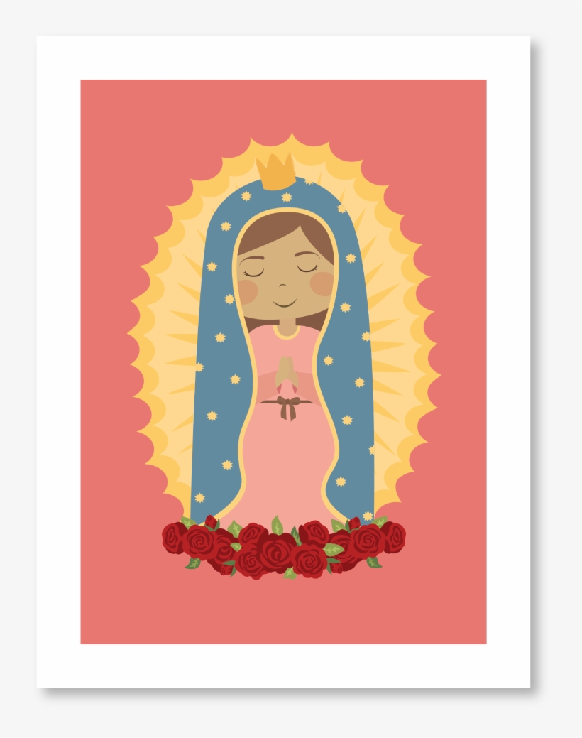 Lil' Guadalupe Print - Guadalupe: First Words/primeras Palabras By Patty Rodriguez, transparent png #3834859