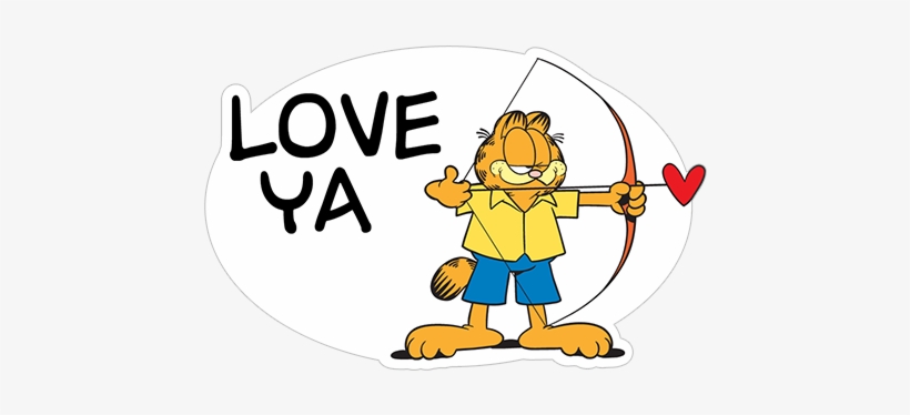 Love Ya - Garfield, transparent png #3834955