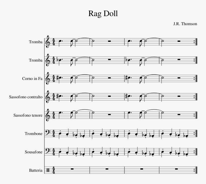 Rag Doll Sheet Music Composed By J - 21 Savage Bank Account Piano, transparent png #3835340