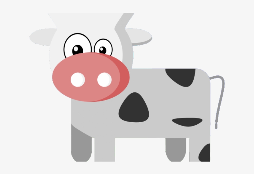 Cattle Clipart Cute - Cattle, transparent png #3836196