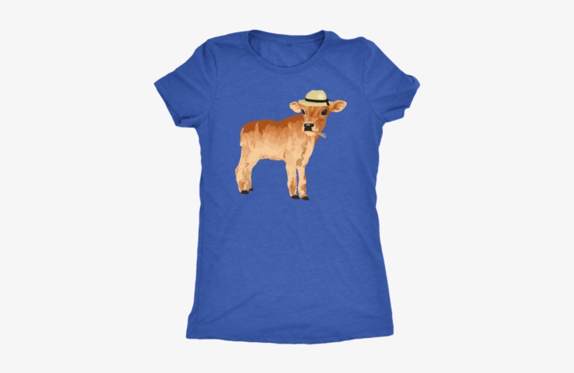 Cute Cow Illustrative Shirt - Shirt, transparent png #3836282