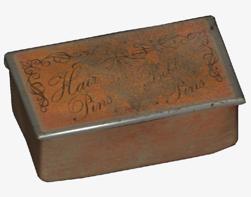 Bobby Pin Box - Wood, transparent png #3836407