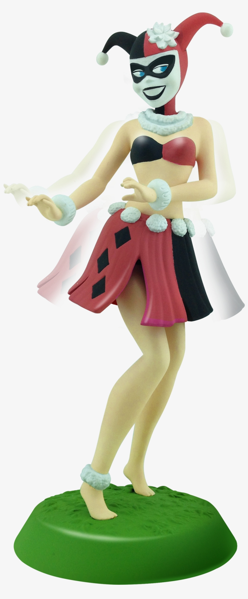 Harley Quinn Hula Girl 4” Vinyl Figure - Harley Quinn Hula Girl, transparent png #3836631