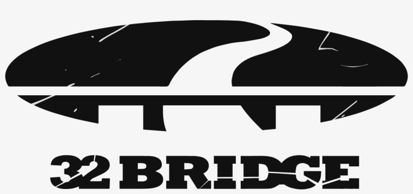 32 Bridge Symbol Near Black Textured - 32 Bridge, transparent png #3836912