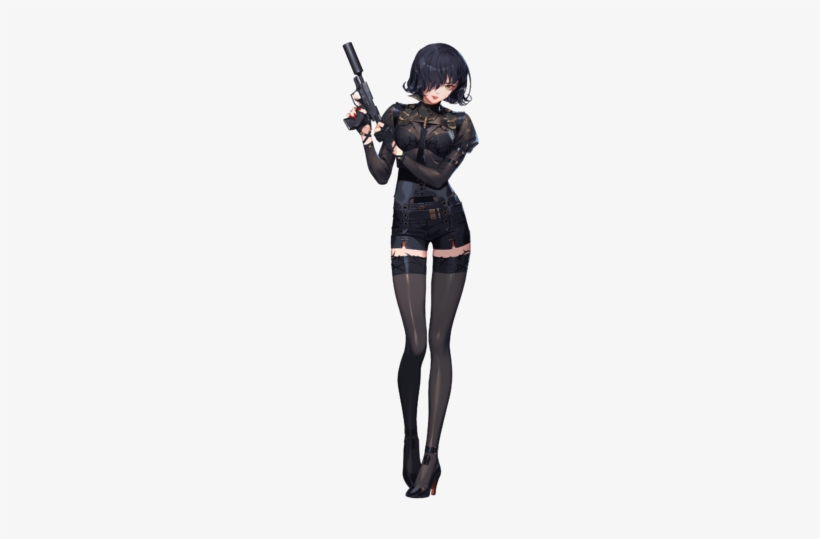 Rozzi - Black Survival Character, transparent png #3837235