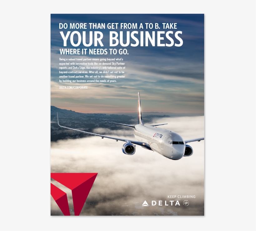 Delta Print Ad 0000 Anthem, transparent png #3837261