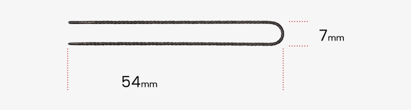 These Medium U-pins Are Typically Used For Updos, Wigs - Diagram, transparent png #3837377