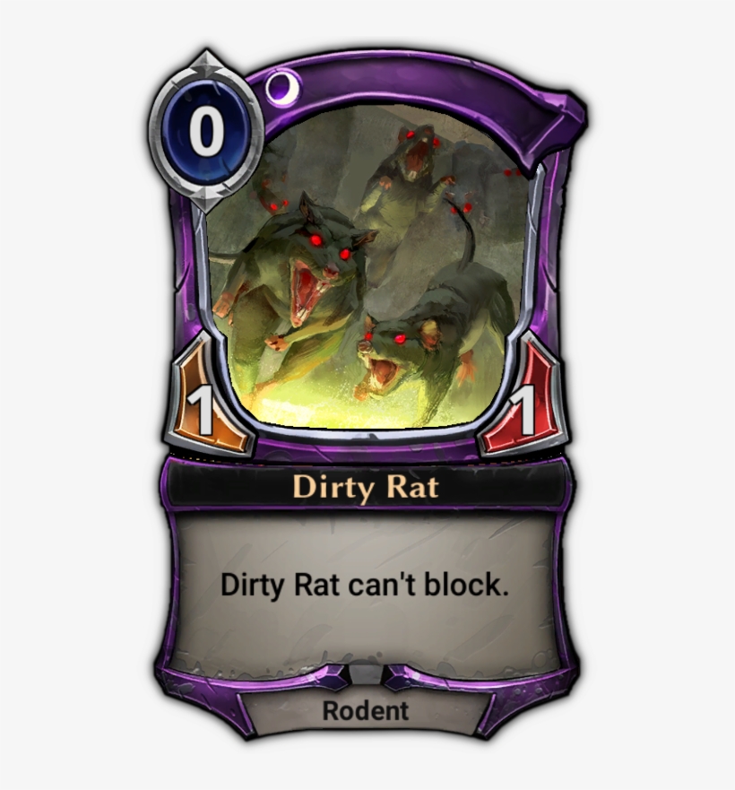 Dirty Rat - Eternal Card Game Tinker, transparent png #3837535