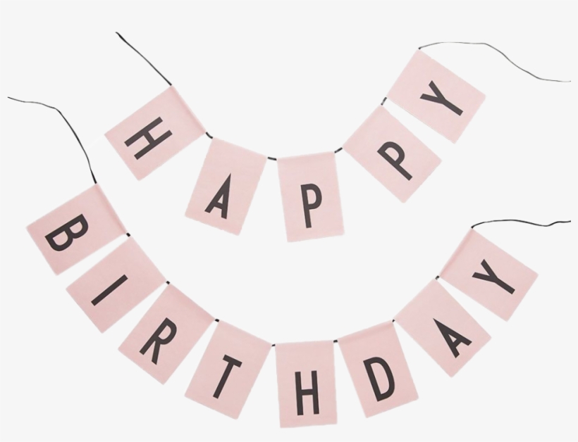 Design Letters Happy Birthday Flags - Happy Birthday Design Letter, transparent png #3837659