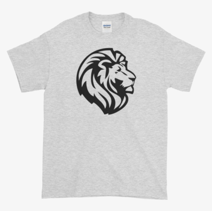 The Lion Head Shirt In Grey - Free Lion Head Png, transparent png #3837852