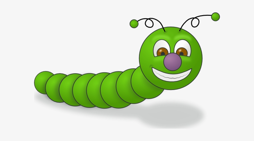 Pix For Caterpillar Clip Art - Worm Clipart, transparent png #3837933