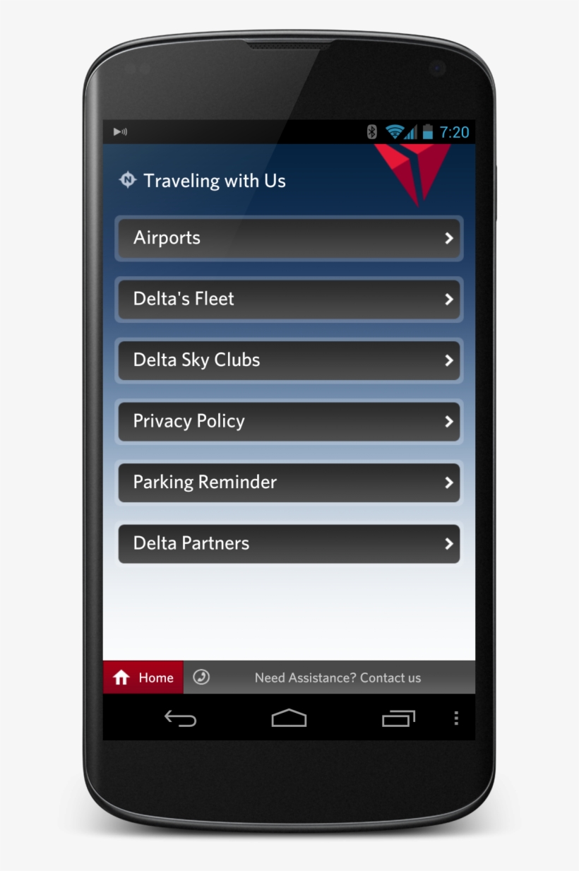 Delta Updates App With A Privacy Policy - Delta Airlines Mobile App, transparent png #3837954