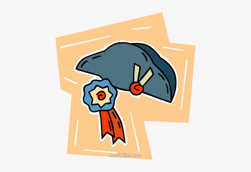 French Military Hat And Ribbon Royalty Free Vector - French Military Clipart, transparent png #3838167