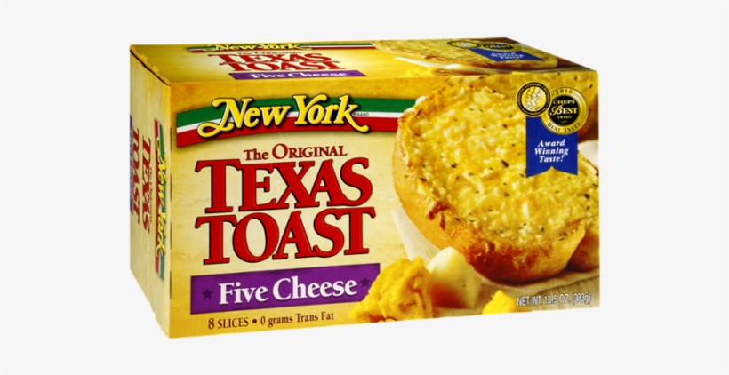 New York The Original Texas Toast, Five Cheese - 13.5, transparent png #3838170