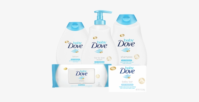Baby Dove Rich Moisture - Dove Baby Products Kit, transparent png #3838807