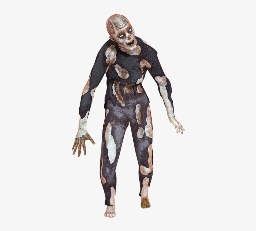 Zombie, Man, Horror, Scary, Danger 3d, Undead, Png - Zombie 3d Png, transparent png #3838878