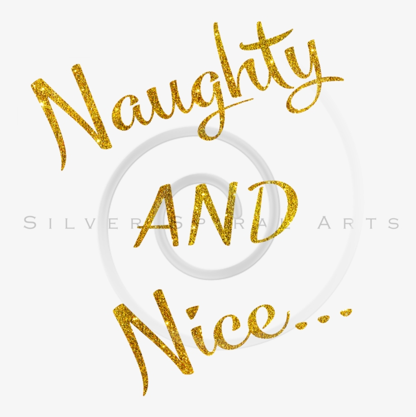 Funny Naughty Or Nice Christmas Transparent Background, transparent png #3839257