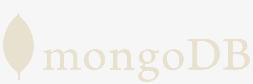 Mongodb White Logo-beige - Mongodb Hacked, transparent png #3839361