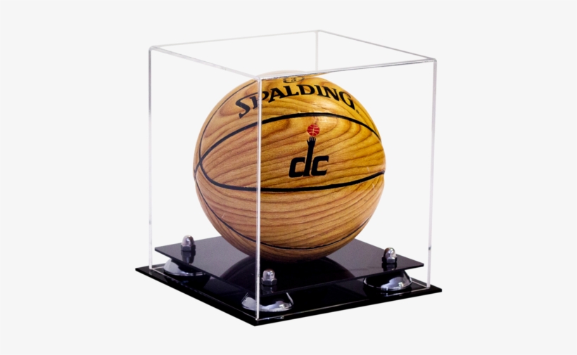 Miniature Basketball <br> Clear Display Case < - Better Display Cases: Mini Basketball Display Case, transparent png #3839496