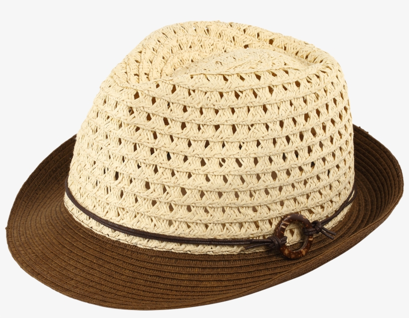 File 97d775ddc6 Small - Straw Fedora, transparent png #3839702