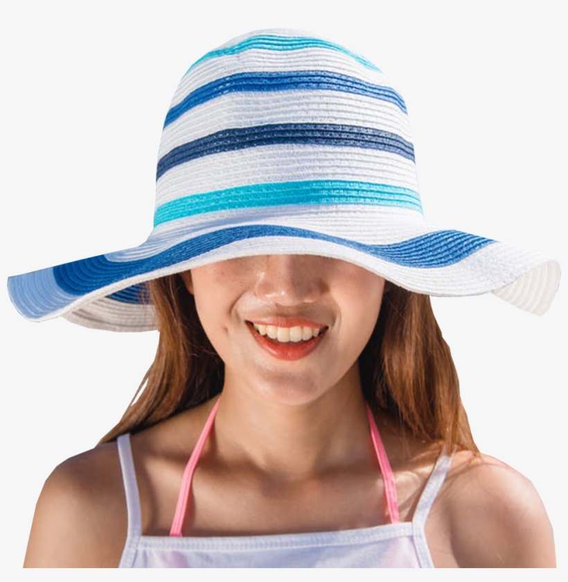 Wearing Summer Hat - Hat, transparent png #3839827